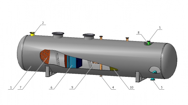 Буфер-дегазатор воды БДв (ТУ 3615-007-79172827-2013)