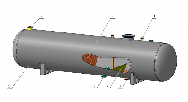 Буфер-дегазатор нефти БДн (ТУ 3615-007-79172827-2013)